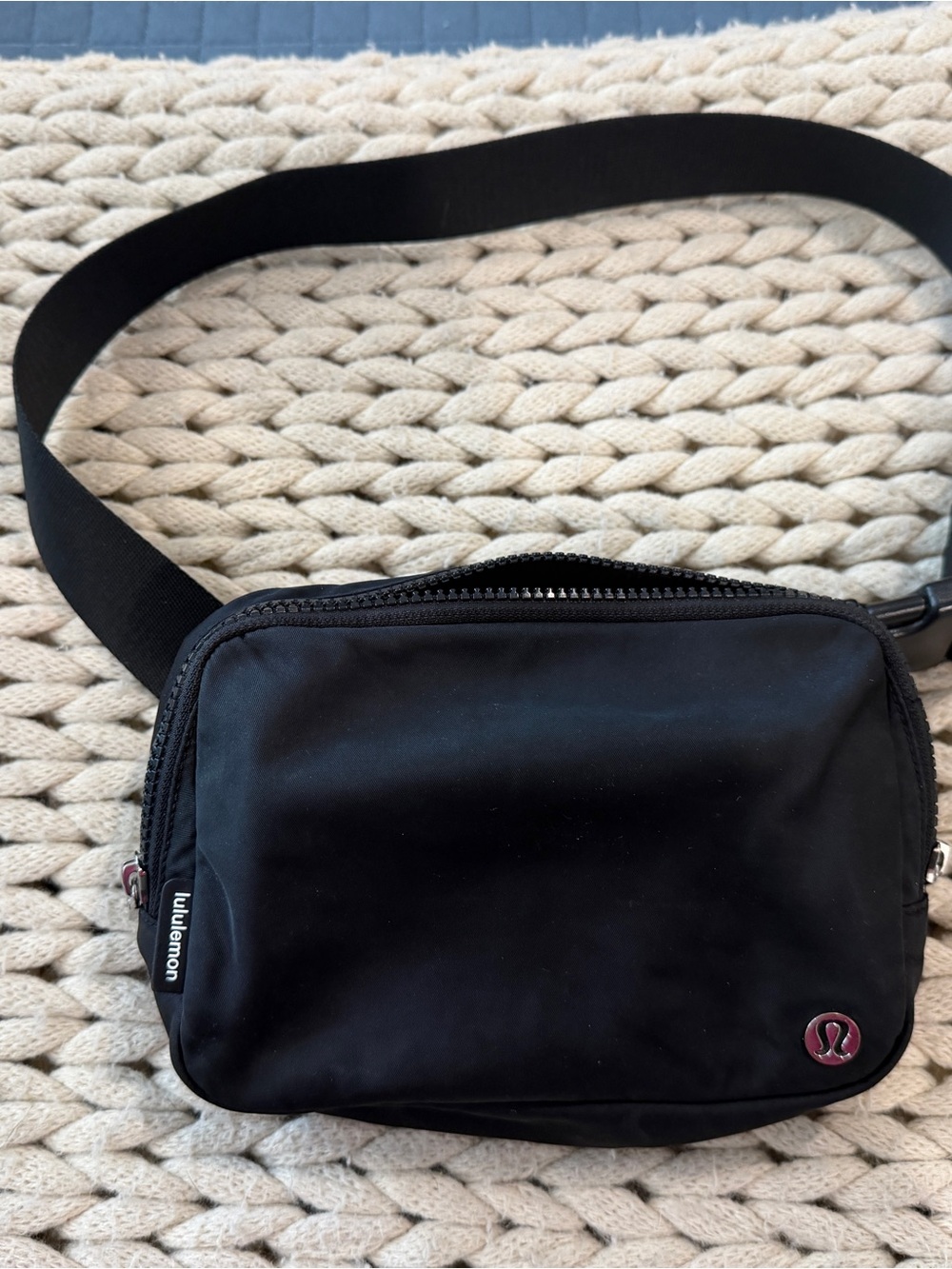 Lululemon Black Crossbody Belt Bag
